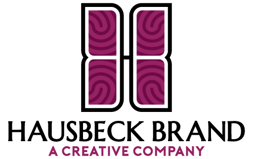 Hausbeck brand a creative company logo