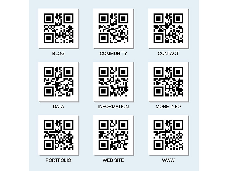 Lot of QR code 