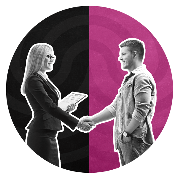 business people shaking hands